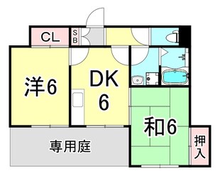 ハピネス浦風IIの物件間取画像